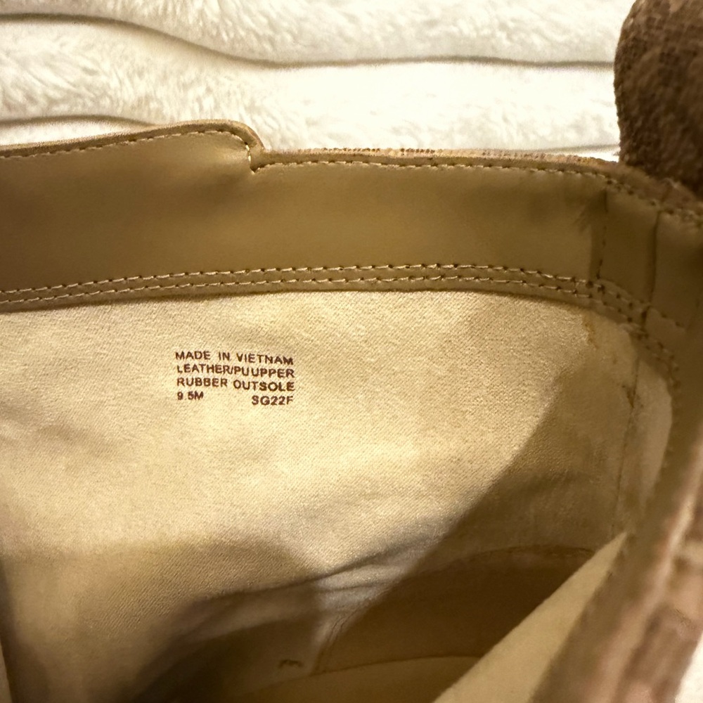 Michael Kors Tan MK Logo Strap Ankle Booties - Picture 7 of 12